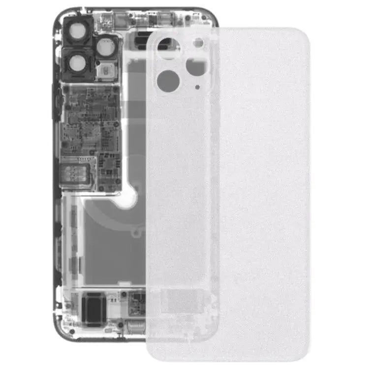 Transparent Frosted Glass Battery Back Cover for iPhone 11 Pro - For iPhone 11 Pro