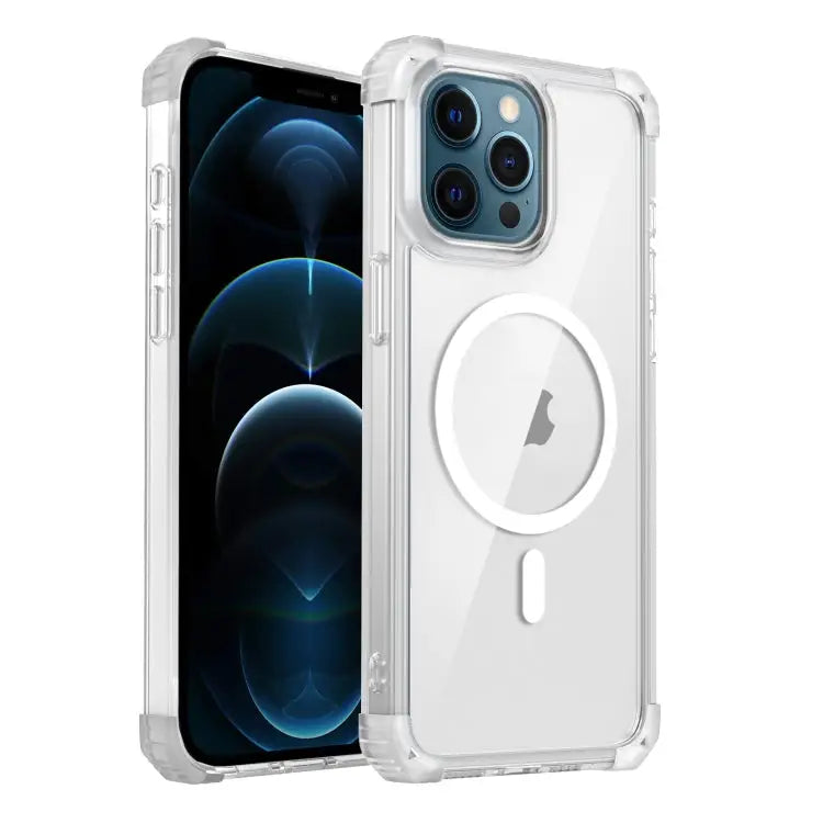 Transparent MagSafe Magnetic Phone Case For iPhone 12 Pro Max For iPhone 12 Pro - For iPhone 12 Pro Max / Transparent