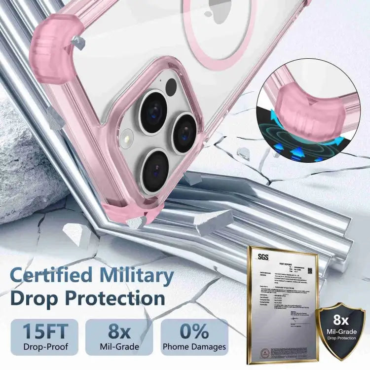Transparent MagSafe Magnetic Phone Case For iPhone 15 Pro Max For iPhone 15 Pro For iPhone 15 Plus For iPhone 15