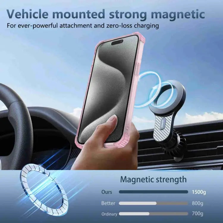 Transparent MagSafe Magnetic Phone Case For iPhone 15 Pro Max For iPhone 15 Pro For iPhone 15 Plus For iPhone 15