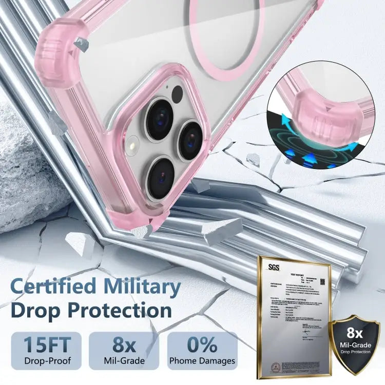 Transparent MagSafe Magnetic Phone Case For iPhone 16 Pro Max For iPhone 16 Pro For iPhone 16 Plus For iPhone 16