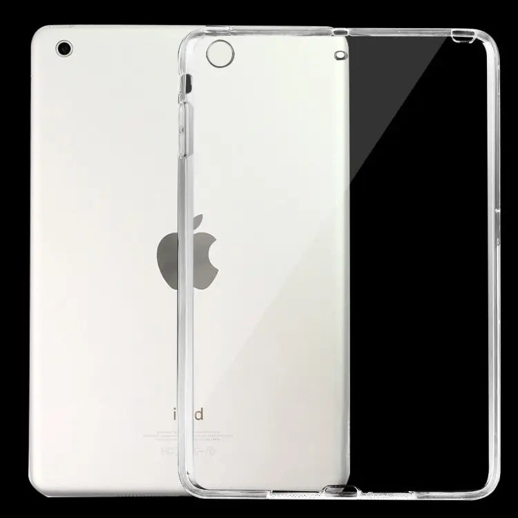 Transparent Scrub Pure Color TPU Case for iPad mini / mini 2 Retina - Transparent