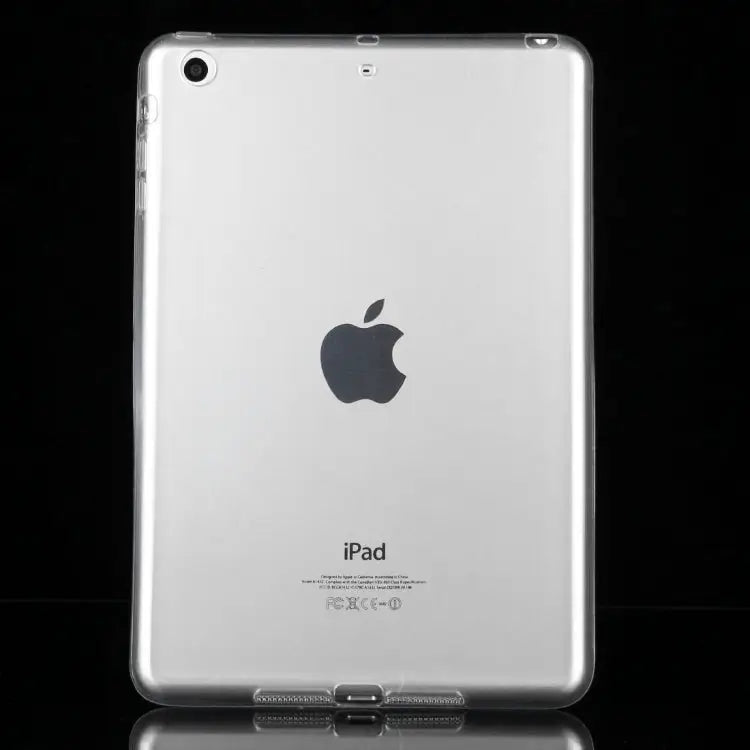 Transparent Scrub Pure Color TPU Case for iPad mini / mini 2 Retina - Transparent