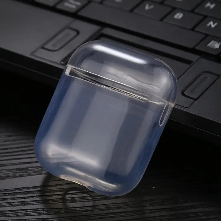 Transparent TPU Soft Earphone Protective Case without Hook For AirPods 1 / 2 without Hook For AirPods Pro without Hook
