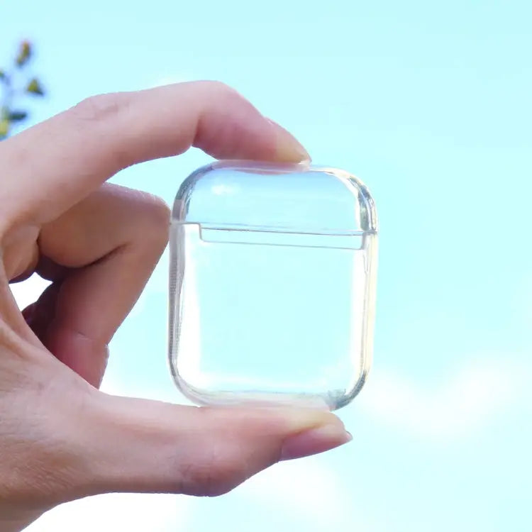 Transparent TPU Soft Earphone Protective Case without Hook For AirPods 1 / 2 without Hook For AirPods Pro without Hook