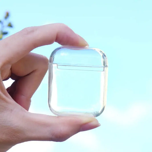 Transparent TPU Soft Earphone Protective Case without Hook For AirPods 1 / 2 without Hook For AirPods Pro without Hook
