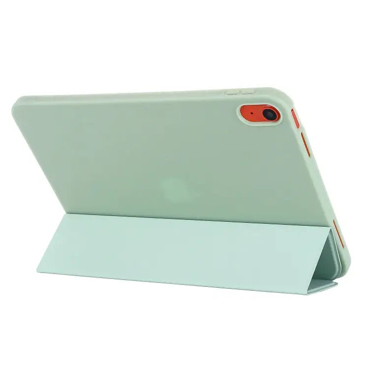 Tri-fold Holder Tablet Leather Case For iPad 10th Gen 10.9 2022 - Apple Accessories