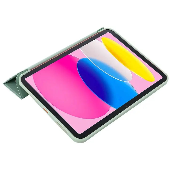 Tri-fold Holder Tablet Leather Case For iPad 10th Gen 10.9 2022 - Apple Accessories