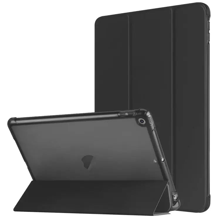 Tri-fold Holder TPU Cover Frosted Leather Smart Tablet Case withh Pen Slot For iPad Pro 11 2024 For iPad 10.2 2021