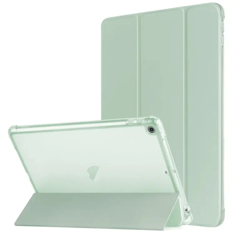 Tri-fold Holder TPU Cover Frosted Leather Smart Tablet Case withh Pen Slot For iPad Pro 11 2024 For iPad 10.2 2021