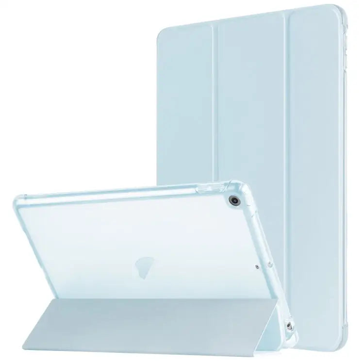 Tri-fold Holder TPU Cover Frosted Leather Smart Tablet Case withh Pen Slot For iPad Pro 11 2024 For iPad 10.2 2021