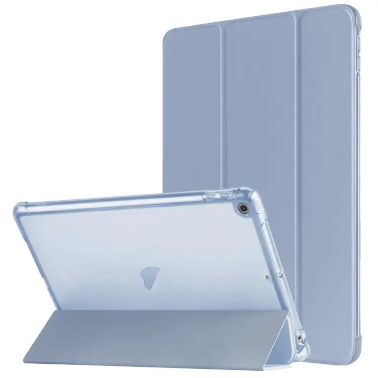 Tri-fold Holder TPU Cover Frosted Leather Smart Tablet Case withh Pen Slot For iPad Pro 11 2024 For iPad 10.2 2021