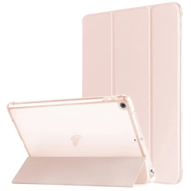 Tri-fold Holder TPU Cover Frosted Leather Smart Tablet Case withh Pen Slot For iPad Pro 11 2024 For iPad 10.2 2021