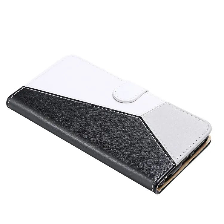 Tricolor Stitching Horizontal Flip Leather Phone Case For iPhone 15 Pro Max For iPhone 15 Pro For iPhone 15 Plus