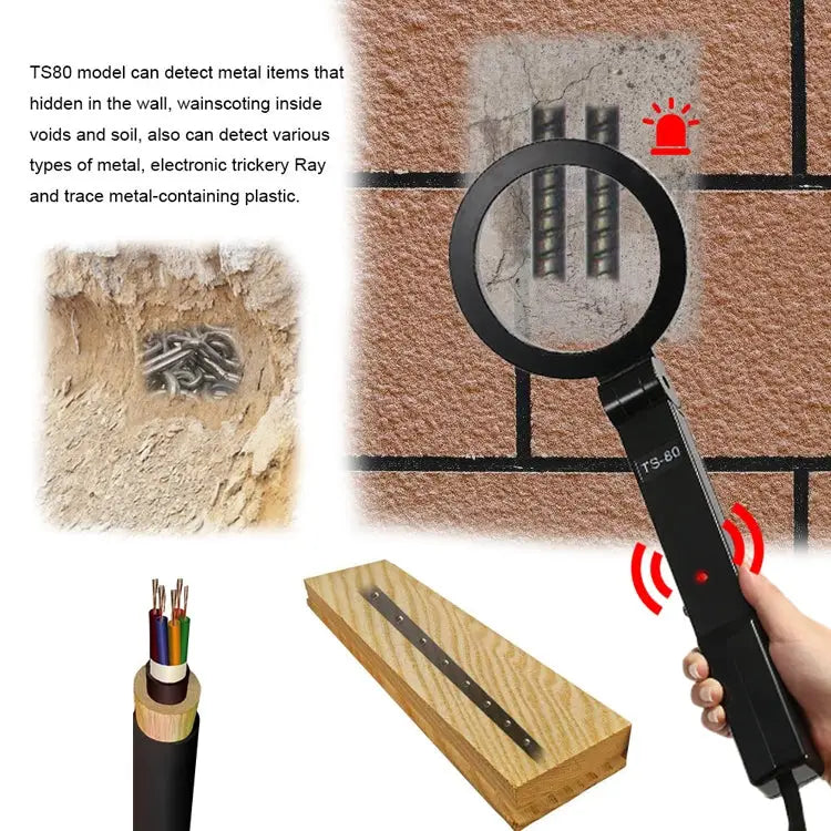 TS-80 Portable Folding Hand-Held Security Metal Detector Scanner TS-80 - TS-80
