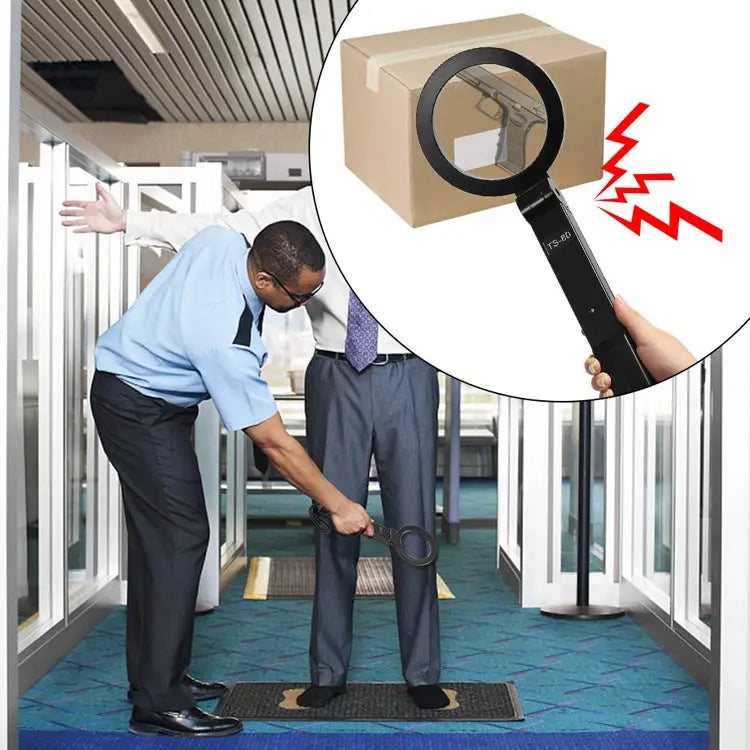 TS-80 Portable Folding Hand-Held Security Metal Detector Scanner TS-80 - TS-80