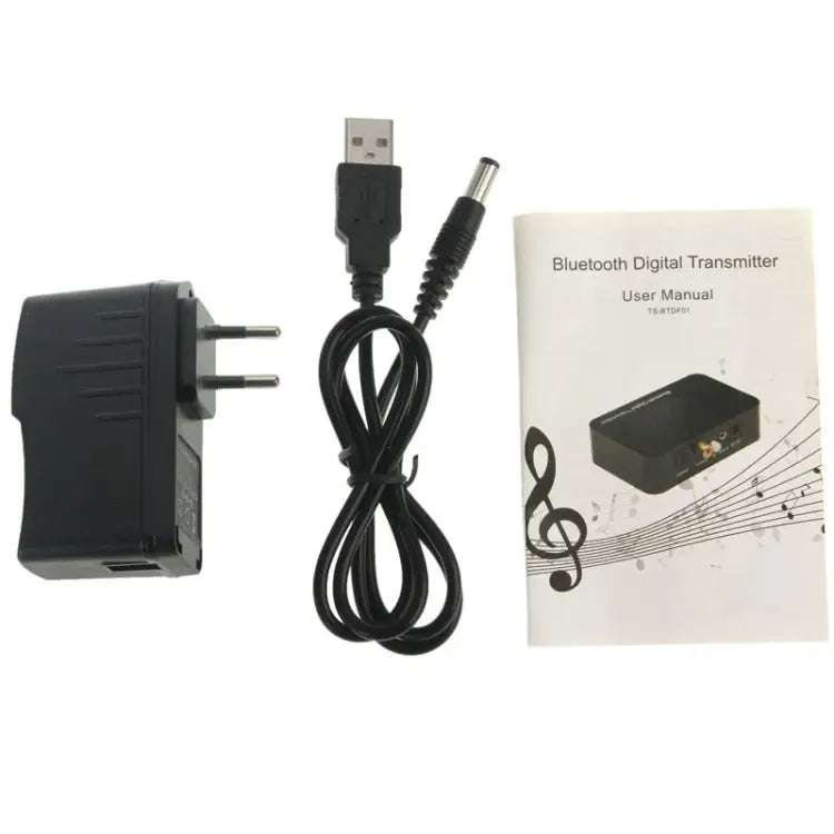 TS-BTDF01 Portable Bluetooth 2.1 Digital Optical Coaxial Audio Transmitter with 3.5mm Jack for Bluetooth Speaker