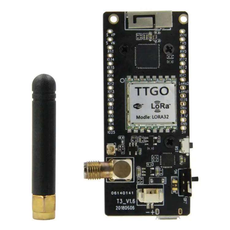 TTGO LORA32 V2.1 ESP32 0.96 inch OLED Bluetooth WiFi Wireless Module 915MHz SMA IP5306 Module with Antenna 915MHz