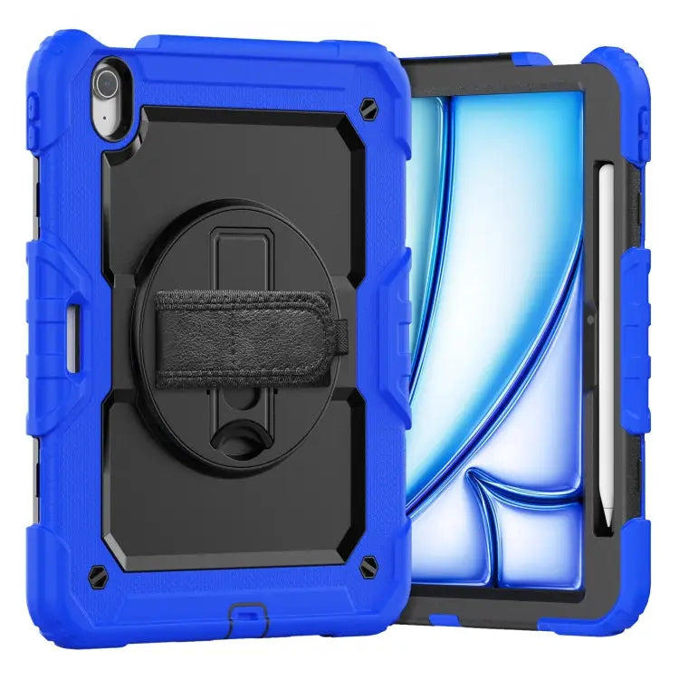 Turntable Holder Silicone Hybrid PC Tablet Case with Shoulder Strap For iPad Air 13 2025 / 2024 - For iPad Air 11 2025