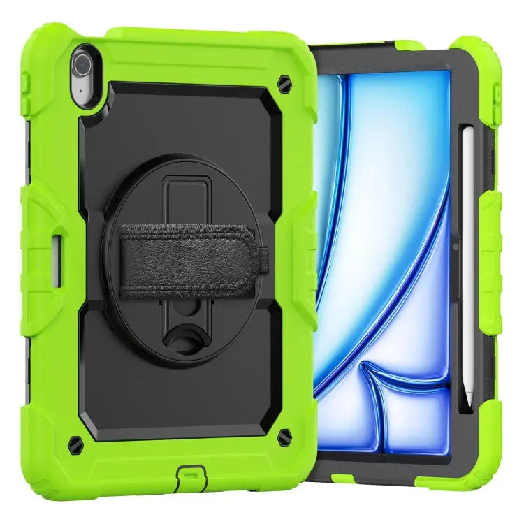 Turntable Holder Silicone Hybrid PC Tablet Case with Shoulder Strap For iPad Air 13 2025 / 2024 - For iPad Air 11 2025