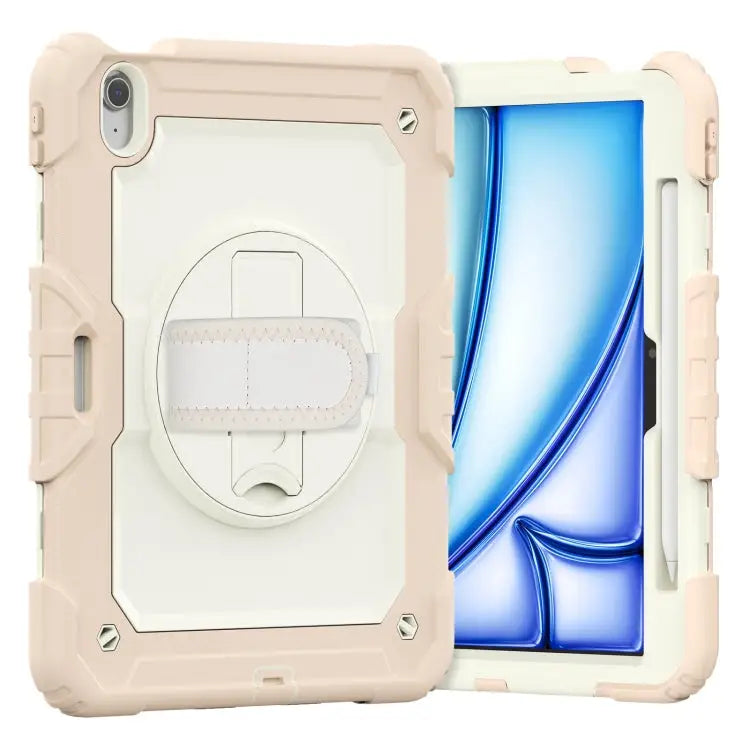Turntable Holder Silicone Hybrid PC Tablet Case with Shoulder Strap For iPad Air 13 2025 / 2024 - For iPad Air 11 2025