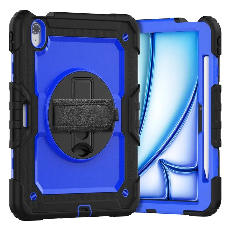 Turntable Holder Silicone Hybrid PC Tablet Case with Shoulder Strap For iPad Air 13 2025 / 2024 - For iPad Air 11 2025