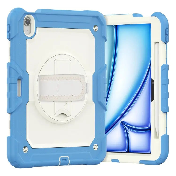 Turntable Holder Silicone Hybrid PC Tablet Case with Shoulder Strap For iPad Air 13 2025 / 2024 - For iPad Air 11 2025