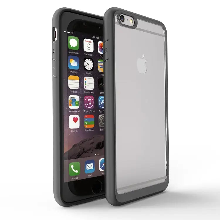 Two-color Frame Acrylic PC Case for iPhone 6 - For iPhone 6 / Black