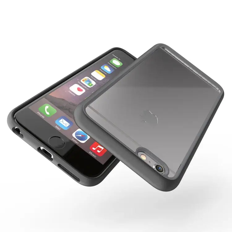 Two-color Frame Acrylic PC Case for iPhone 6 - For iPhone 6 / Black