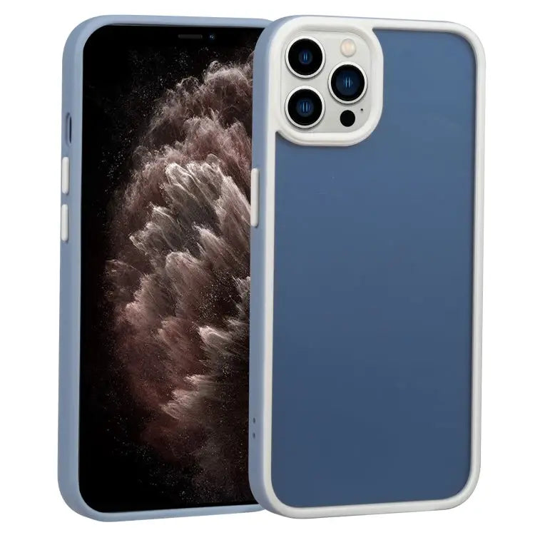 Two-color Shield TPU + PC Phone Case For iPhone 11 For iPhone 11 Pro - For iPhone 11 Pro / Light Blue - Apple