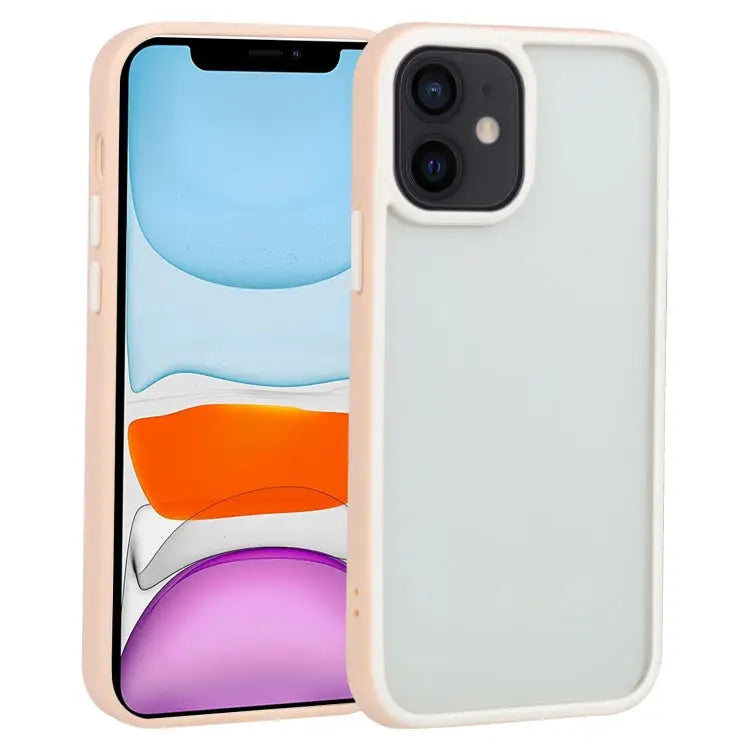 Two-color Shield TPU + PC Phone Case For iPhone 11 For iPhone 11 Pro - For iPhone 11 / Light Pink - Apple Accessories