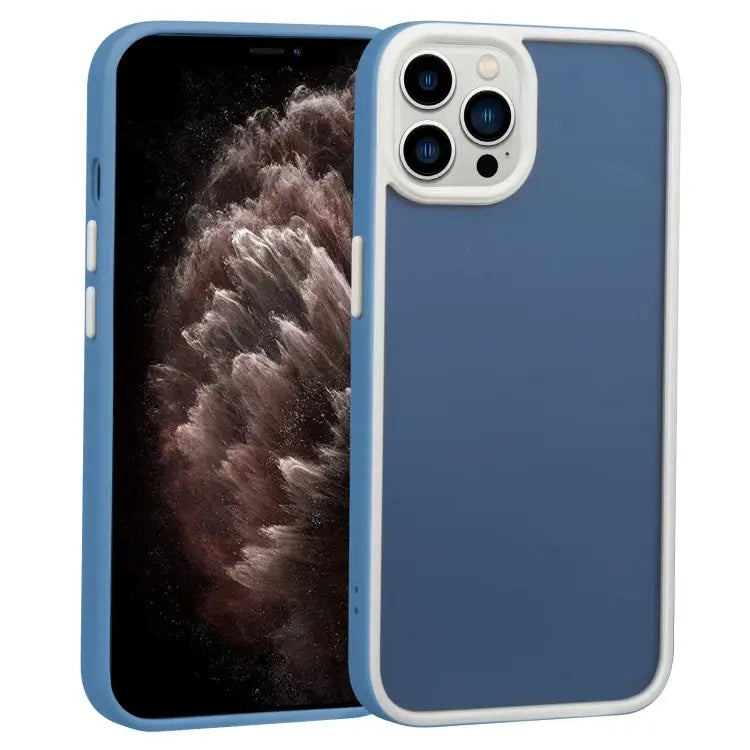 Two-color Shield TPU + PC Phone Case For iPhone 11 For iPhone 11 Pro - For iPhone 11 Pro / Royal Blue - Apple