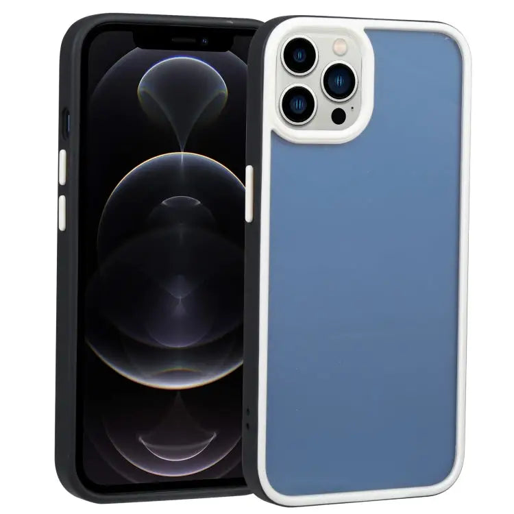 Two-color Shield TPU + PC Phone Case For iPhone 12 Pro For iPhone 12 Pro Max - For iPhone 12 Pro / Black - Apple
