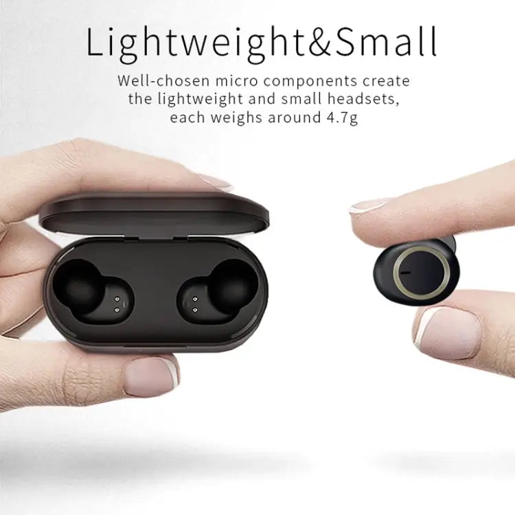 TWS-A1 Bluetooth Headset 5.0 True Wireless Mini Invisible Sports Running Music Earphones With Charging Box Mic - Apple