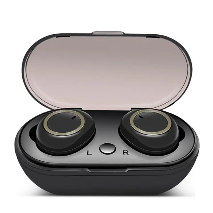 TWS-A1 Bluetooth Headset 5.0 True Wireless Mini Invisible Sports Running Music Earphones With Charging Box Mic - Apple