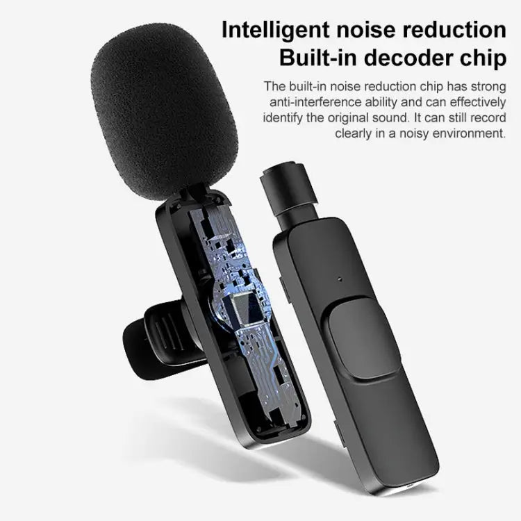 Type-C / USB-C Interface Mini Wireless Lavalier Microphone Type-C - Type-C