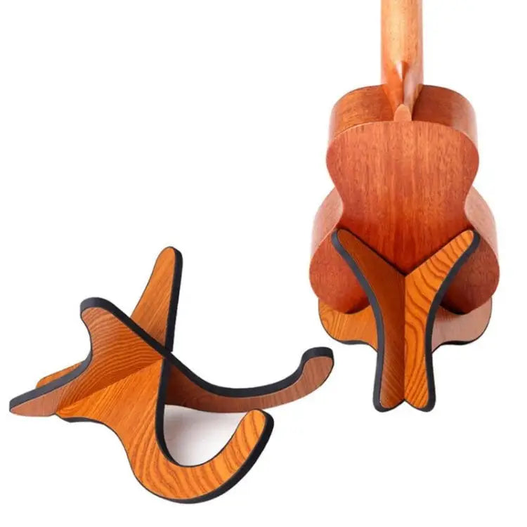 Ukulele Shelf Violin Wooden Zither Folding Vertical Bracket Ukulele Shelf - Ukulele Shelf