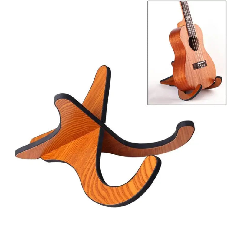 Ukulele Shelf Violin Wooden Zither Folding Vertical Bracket Ukulele Shelf - Ukulele Shelf