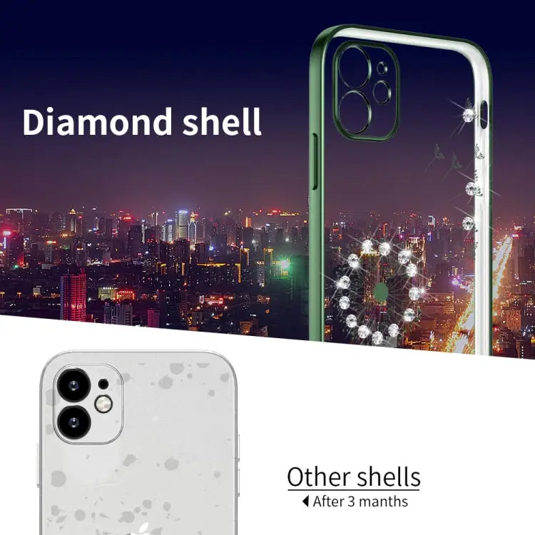 Ultra-thin Electroplating Dandelion Pattern Protective Case For iPhone 12 Mini - Apple Accessories