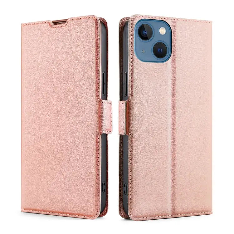 Ultra-thin Voltage Side Buckle Leather Phone Case For iPhone 14 For iPhone 14 Plus For iPhone 14 Pro For iPhone 14 Pro