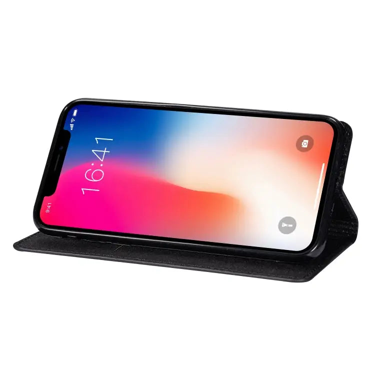 Ultrathin Glitter Magnetic Horizontal Flip Leather Case with Holder & Card Slots For iPhone XR - Apple Accessories