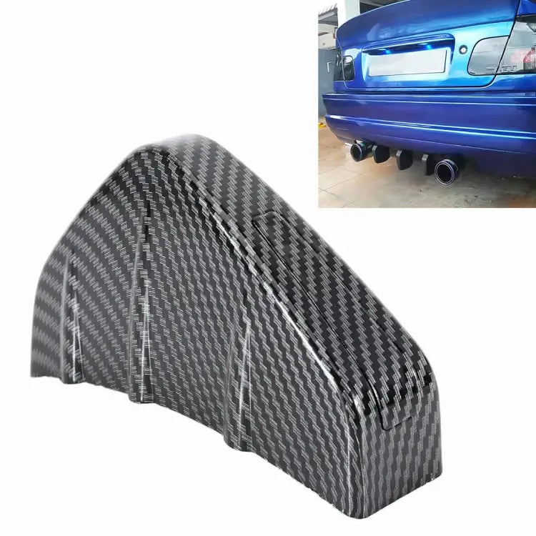Universal Car-styling Carbon Fiber Texture Plastic Rear Spat Valance Lip Carbon Fiber Texture - Carbon Fiber Texture