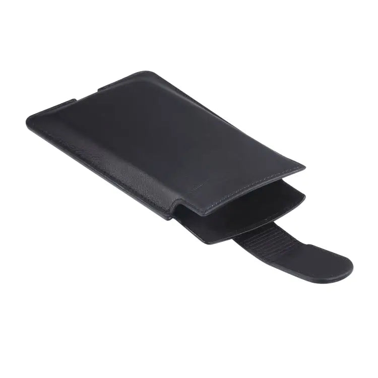 Universal Cow Leather Vertical Mobile Phone Leather Case Waist Bag For 7.2 inch and Below Phones For 7.2 inch and Below