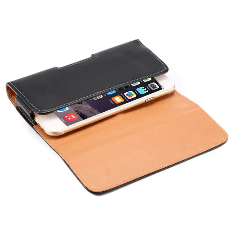 Universal Crazy Horse Texture Vertical Flip Leather Case / Waist Bag with Back Splint for iPhone 6 Plus & 6S Plus
