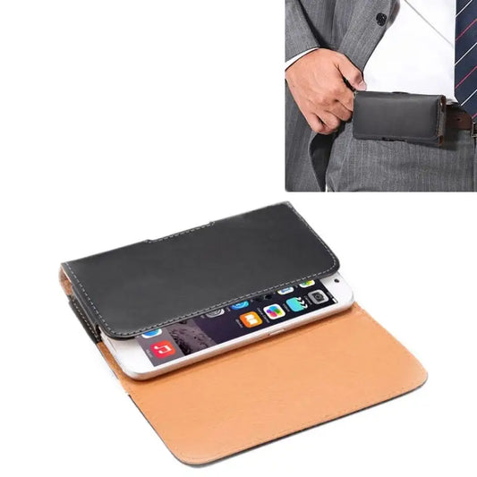 Universal Crazy Horse Texture Vertical Flip Leather Case / Waist Bag with Back Splint for iPhone 6 Plus & 6S Plus