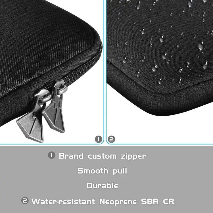Universal PU Leather + Nylon Waterproof Zipper Portable Keyboard Storage Bag For Apple Wireless Keyboard A1314 & Magic