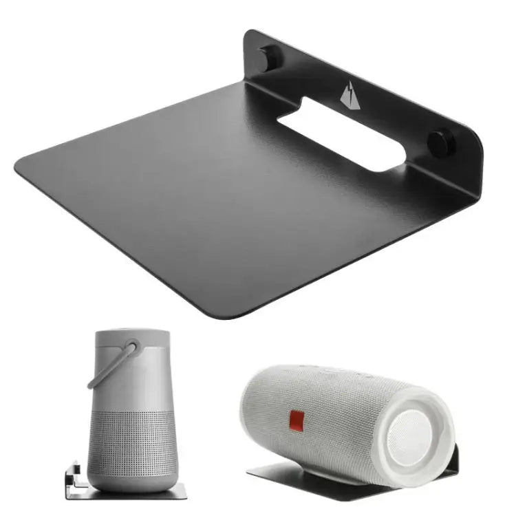 Universal Wall Storage Metal Bracket for Bluetooth Speaker Size: 15.5 x 13 x 3cm