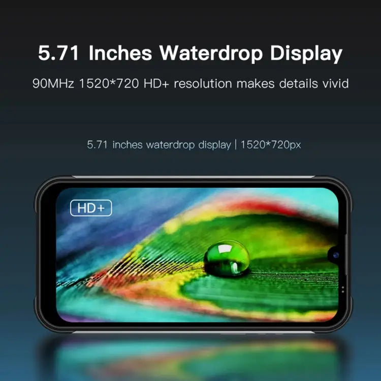 UNIWA W555 Rugged Phone 3GB + 32GB Dual Rear Cameras IP68 Waterproof Dustproof Shockproof 5.71 inch Android 12.0