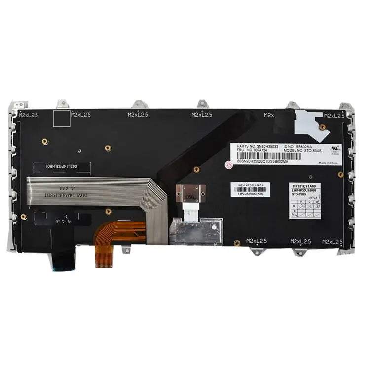 US Version Keyboard for Lenovo IBM ThinkPad Yoga 260 12.5 Inch For IBM ThinkPad Yoga 260 12.5 Inch (US) - For IBM