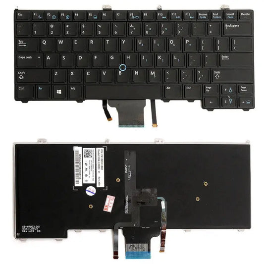 US Version Keyboard with Keyboard Backlight for DELL latitude 12 7000 E7240 E7440 E7420 For DELL latitude 12 (US)